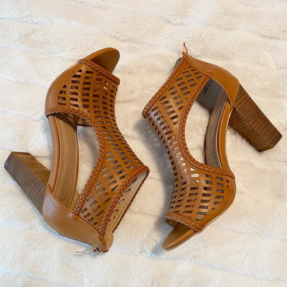 catherine malandrino | akeya sandal in camel
